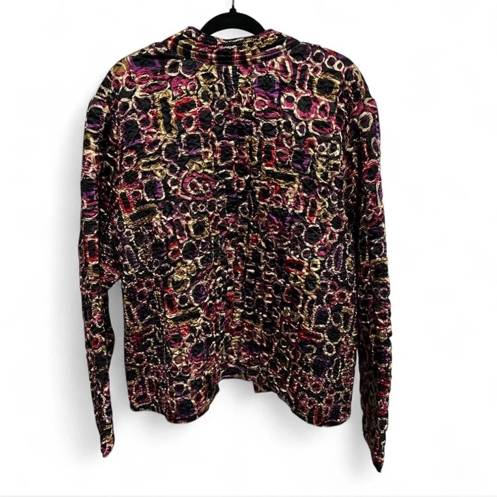 Ruby Rd. Multicolor Patterned Jacket - Picture 3 of 7